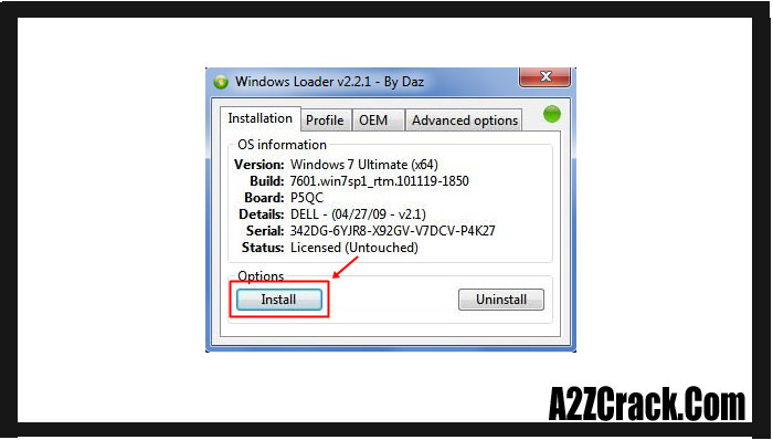 logon windows 8.1 with loader by daz